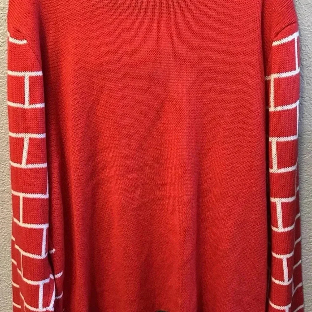 Christmas Party SweaterDec25th L   sweater Fireplace Detachable Stockings - Picture 5 of 5
